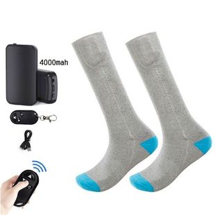 NEW Electric Heating Socks 3.7V 4000mAh Rechargeable