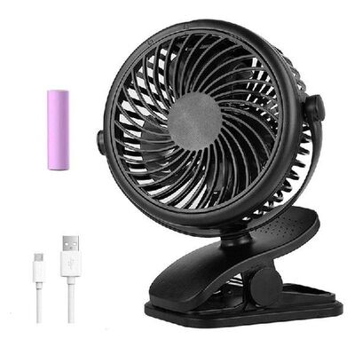 Portable Clip On Fan, 6 Inch Desk Fan Small Quiet, Stroller