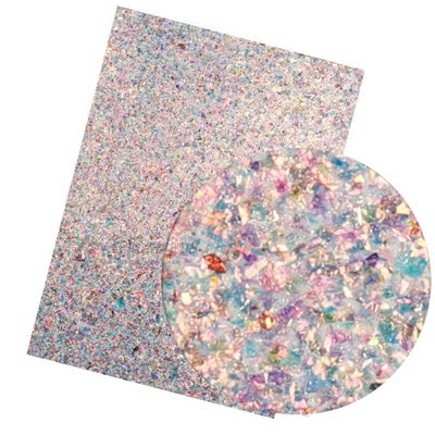 22*30cm Shiny Glitter Sequin Fabric Solid Bright   Sewing DI