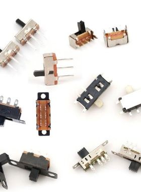10/20/40/50pcs Interruptor On-off Mini Slide Switch SS12d00