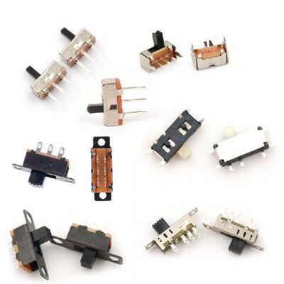 10/20/40/50pcs Interruptor On-off Mini Slide Switch SS12d00