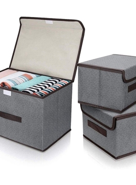 Hot Foldable Storage Boxes With Lid,Fabric Collapsible