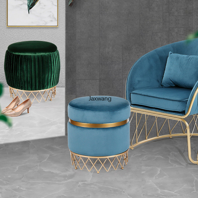 Nordic Living Room Ottoman Dressing Stool Shoe Changing