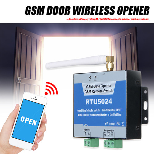 RTU5024 GSM Gate Opener Relay Remote Door Accessories Switch