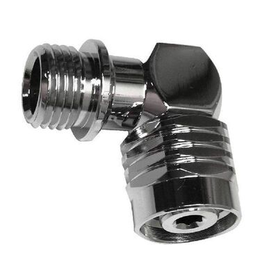 90 110 degrees 2nd stage hose swivel adaptor 9/16-18 UNF-2B