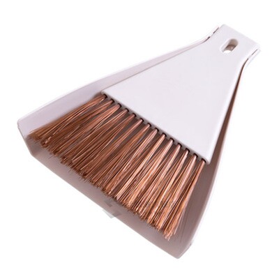 Mini Desktop Broom and Dustpan Set Household Dust Pan and Br