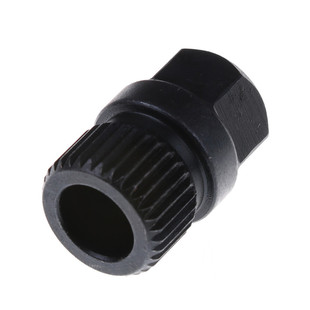 Black 33 Teeth Spline Alternator Clutch Free Wheel Pulley Re