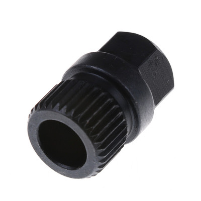 Black 33 Teeth Spline Alternator Clutch Free Wheel Pulley Re