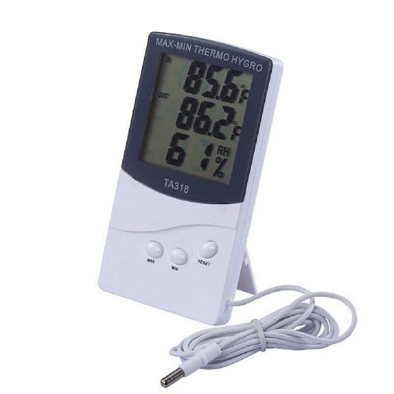 digital thermometer hygrometer indoor outdoor temperature