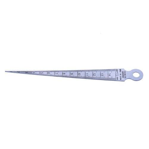 1-15mm Metric Taper Gauge Aperture Scale Wedge Feeler Ruler