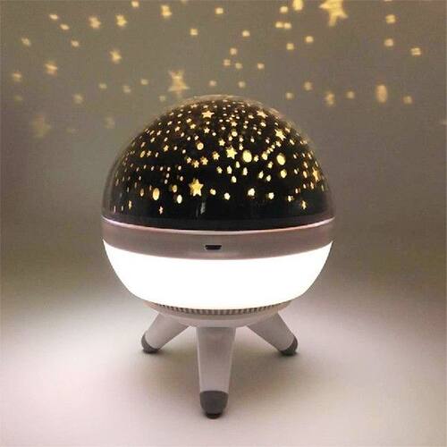 Brelong Led Night Light Rotating Projector Spin Starry Sky S