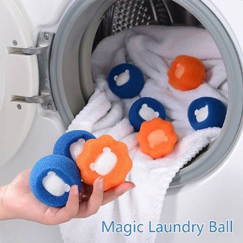 1/4Pcs Magic Laundry Ball Kit Hair Remover Pet Clothes
