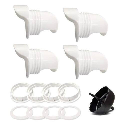 Poultry Feeder DIY Port Plastic Gravity Fed Chicken Feeders