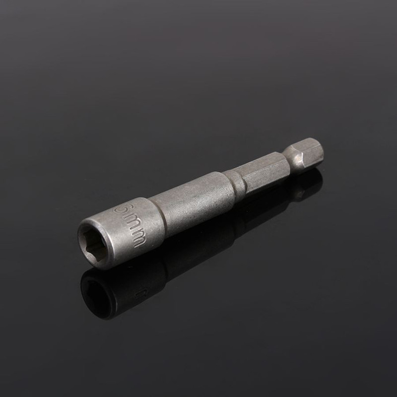 3Pcs Nut Driver Set Alloy 6/7/8mm Socket Adapter Impact Bits