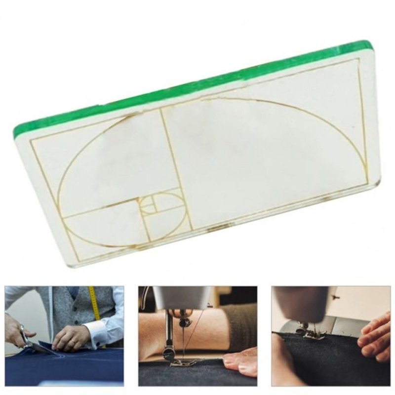 Multi-purpose Acrylic Ruler Golden Section Finder Golder Rat
