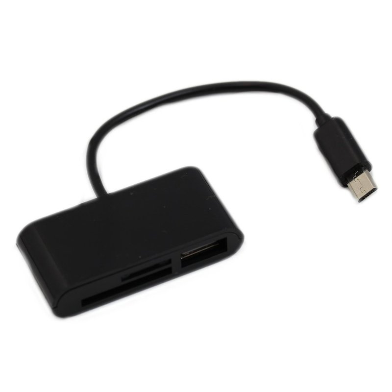 USB Connection Kit HUB SD Micro SD Card Reader Adapter For O