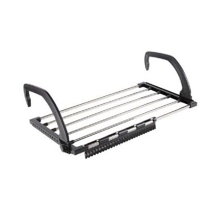 Multi-function Balcony Folding Shoes Towel Drying Rack