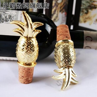 Creative Pineapple Champagne Red Wine Bottle Stopper Cork Pl