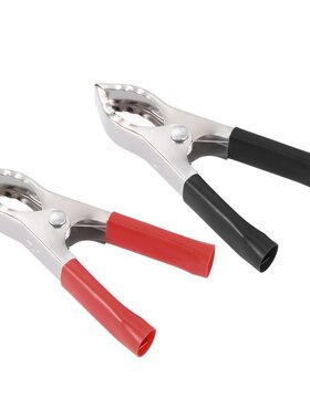 30A Large Battery Charger Alligator Clips Red/Black Booster