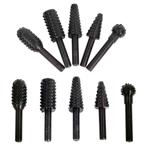 5pcs Power Tools rasp chisel shaped rotating embossed grindi