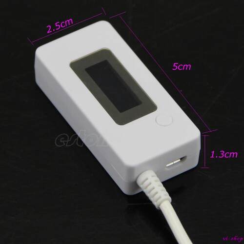 LCD USB Mini Current Detector Mobile Power Charger Tester Me