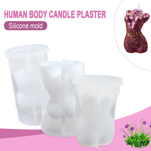 Body Candle Mold 3D Silicone Wax Mould Male and Female Desig
