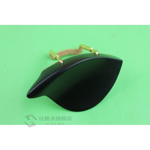 1 pc Natural Ebony 4/4 Violin Chin rest + Silver Screw, viol