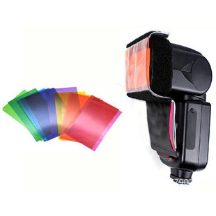 12 Colors Transparent Color Correction Gel Sheet Filter for