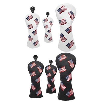 Golf Club Head Covers for Fairway Woods Driver Hybrids,
