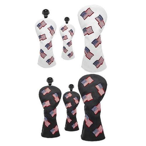 Golf Club Head Covers for Fairway Woods Driver Hybrids,