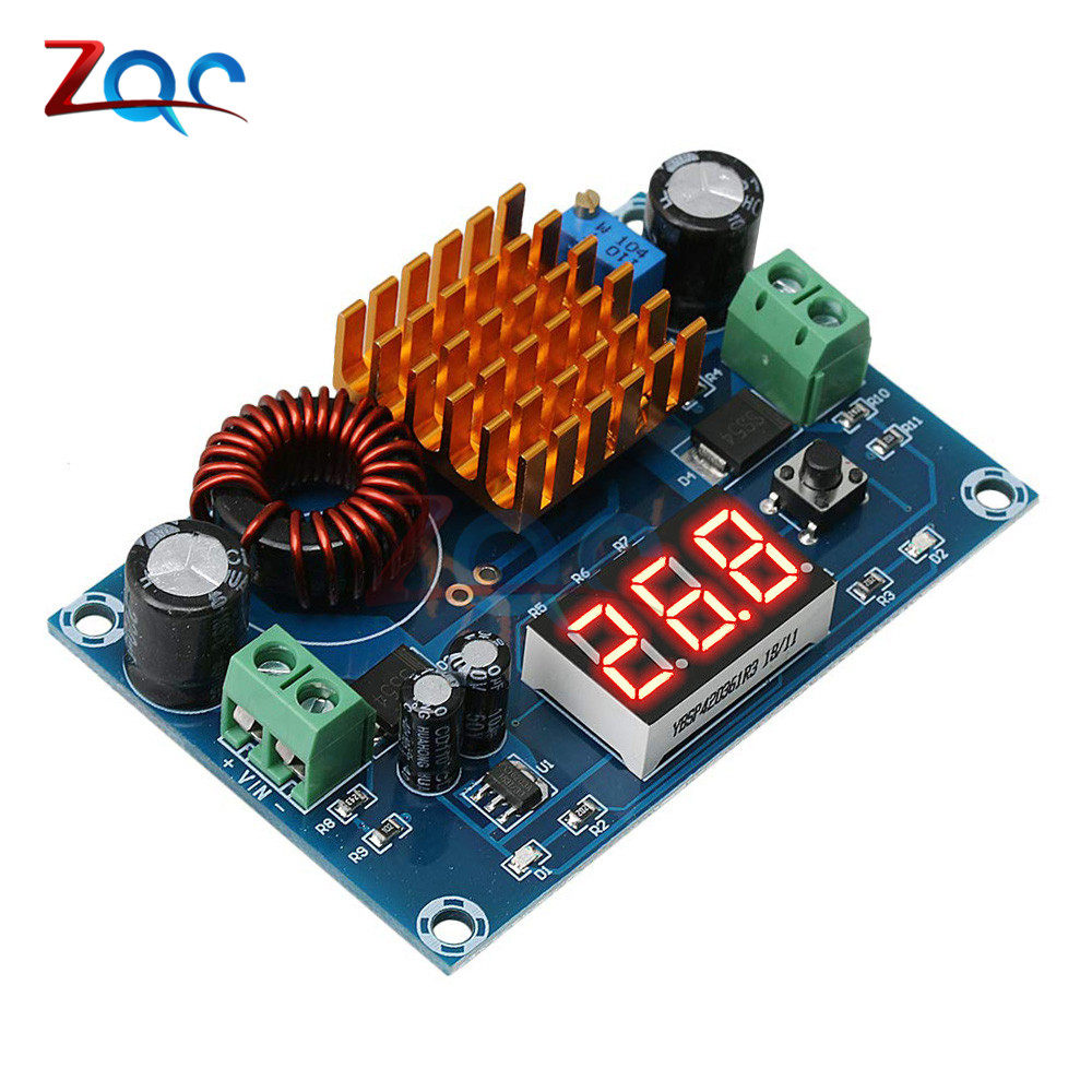 dc 3v-35v to dc 5v-45v boost module digital voltmeter dc-dc