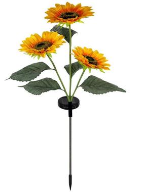 Outdoor Solar Garden Stake Lights LED Solar Powered Sunflowe
