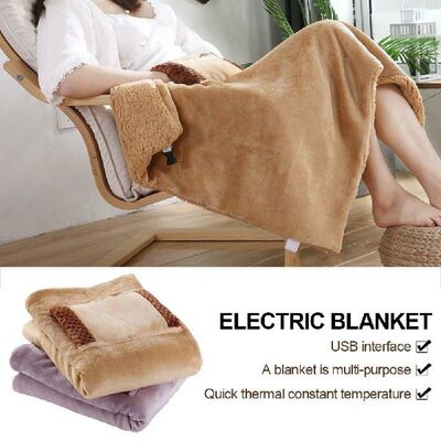USB Electric Blanket Soft Thicker Heater Bed Warmer Machine