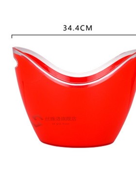 Acrylic White Ice Buckets Ice Container Champagne Ice Bucket