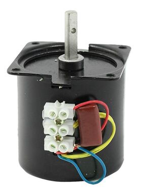 AC 220V 110 RPM 14W 7mm Dia. Shaft Synchronous Gear for Moto