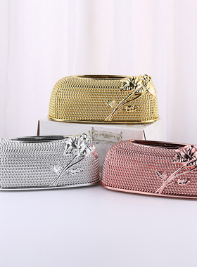 Hot Tissue Box Simple Pumping Tray Napkin Tray Hotel Living