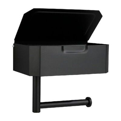 Toilet Paper Holder with Flushable Wipes Dispenser