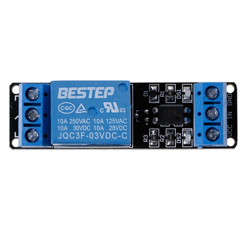 3.3V 1 Channel Relay Low Level Trigger Relay Module with Opt