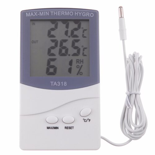 LCD Humidity Meter Weather Station Thermometer