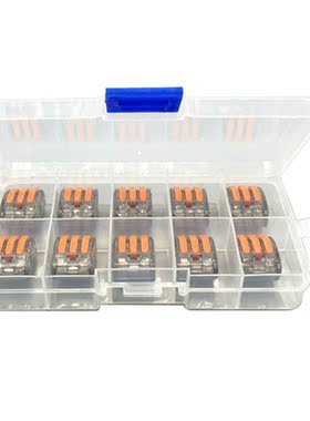 10 Pcs PCT-213 400V 32A Connect Lever Terminal Block Reusabl