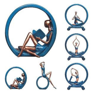 Garden House Decor Yoga Girl Decoration Living Room Porch