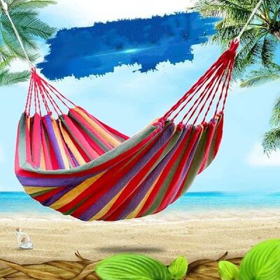 Portable Colorful Outdoor Garden Hammock Travel Camping