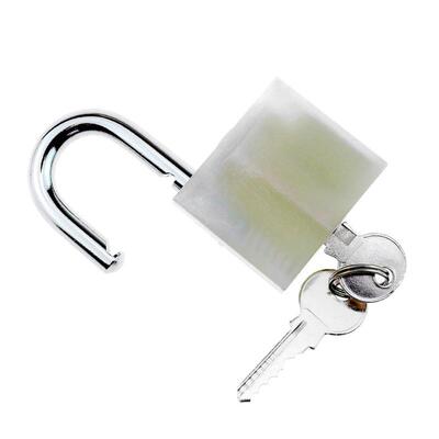 50mm Luminous Padlock Acrylic Fluorescence Padlock Industria