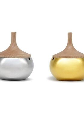 Windproof Ashtray Stainless Steel Tabletop Ashtray Cigar