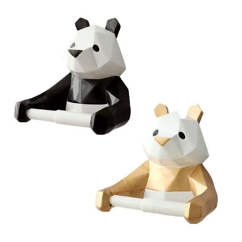 Creative Toilet Paper Holder Mounted Decor Organizer,
