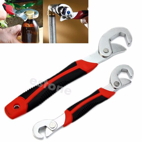 2Pcs Multi-function Quick Snap'N Grip Wrench Spanner L25