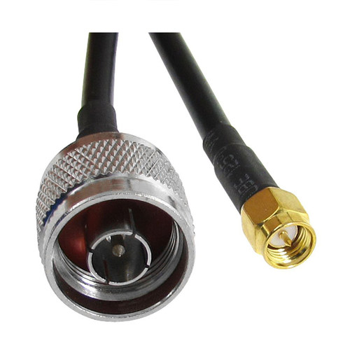 SMA Male to N Type Male Plug Wifi Antenna Pigtail Cable 16.1