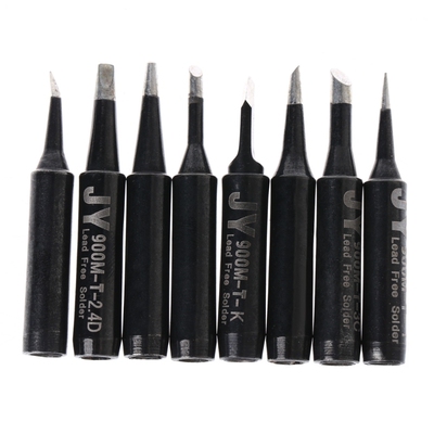 8 Pcs Lead-Free Iron Tips 900M-T For Hakko 936 SAIKE 909D 85