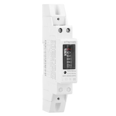 220V 5(30)A 1-phase 2 Wire 1P DIN-Rail Meter KWh Meter