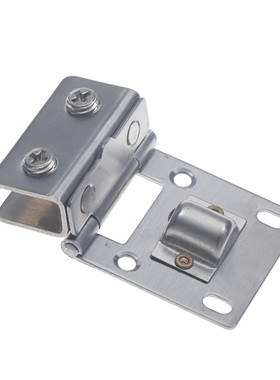 Stainless Double Clamp Shower Hinges 180 Degree Glass Door C